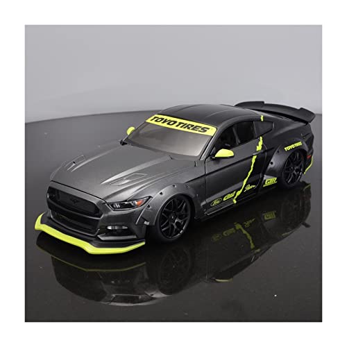 Für Ford Mustang GT Schwarz Sportwagen Statische Simulation Druckguss-Legierung Modellauto Souvenir 1 18 Druckgussmodelle Motorfahrzeuge von DUEVEL