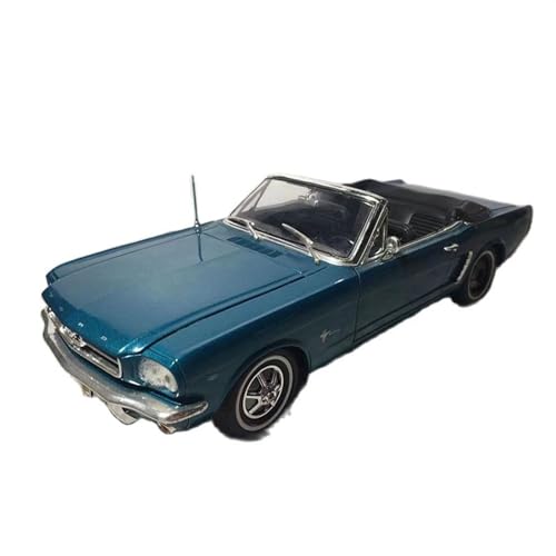 Für Ford Mustang1964-1/2 Klassisches Druckguss-Auto-Cabrio-Legierung 1 18 Hobby-Modellauto für Erwachsene Druckgussmodelle Motorfahrzeuge(Z) von DUEVEL