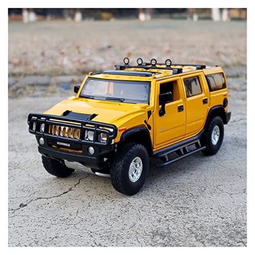 Für Hummer H2 Legierung Automodell Geländewagen Metall Automodell Spielzeug 1 24 Druckgussmodelle Motorfahrzeuge(5) von DUEVEL