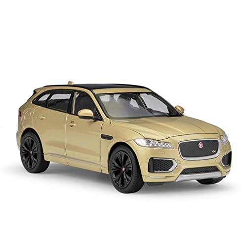 Für Jaguar F-Pace SUV 1 24 Simulation Spielzeugautomodell Sammlerstücke Können Als Geschenk Verwendet Werden Druckgussmodelle Motorfahrzeuge(Gold) von DUEVEL