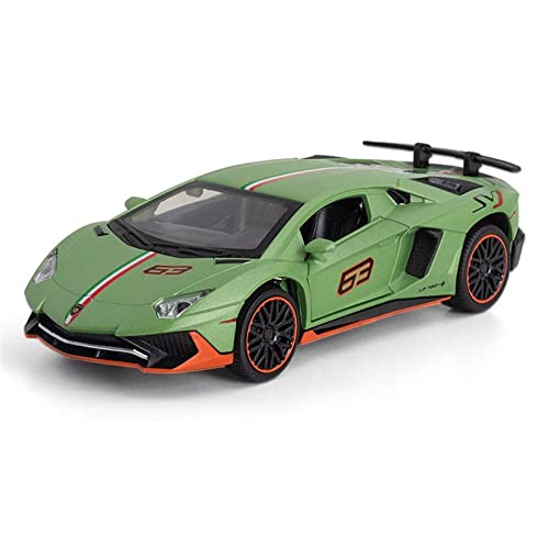 Für LP780-4 SVJ Scherentür Superalloy Acousto-Optic Pull Back Supercar Spielzeugauto 1/32 Druckgussmodelle Motorfahrzeuge(3) von DUEVEL