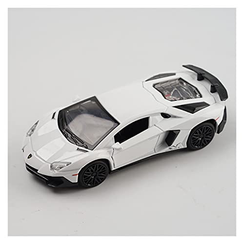 DUEVEL Für Lamborghini Modell Simulation Racing Legierung Auto Zentralsteuerung Dekoration Kinder Spielzeugauto Zurückziehen Auto Druckgussmodelle Motorfahrzeuge von DUEVEL