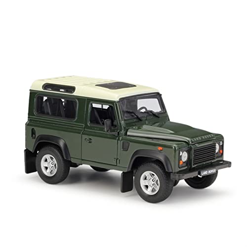 Für Land Rover Defender 1 24 Hochsimuliertes Automodell Spielzeug Kinderheimdekoration Druckgussmodelle Motorfahrzeuge(Green 2) von DUEVEL