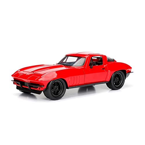 Für Letty's 1966 Chevy Corvette Simulation Metall Spielzeug Modell Ornament Geschenk 1 24 Druckgussmodelle Motorfahrzeuge von DUEVEL