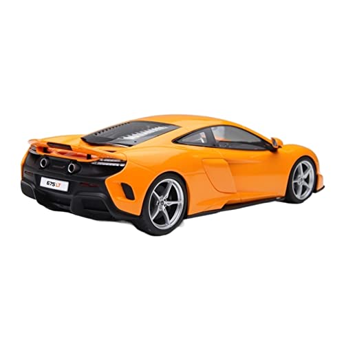 Für McLaren 675LT Legierungsauto Geschlossene Version Statisches Automodell 1 18 Druckgussmodelle Motorfahrzeuge(Orange) von DUEVEL