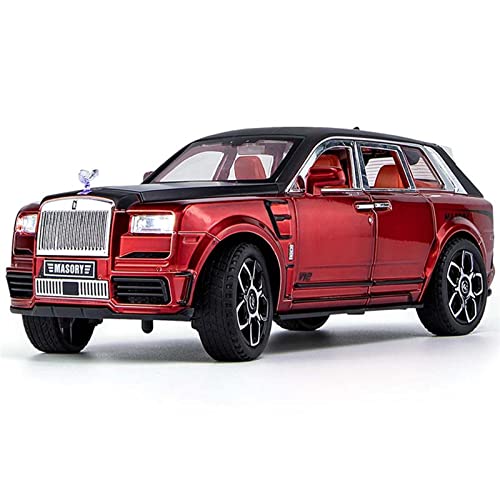 Für Rolls Royce Cullinan Die Cast Light Sound Logo Storage Pull Back Door Open Toy Car 1 24 Druckgussmodelle Motorfahrzeuge(2) von DUEVEL