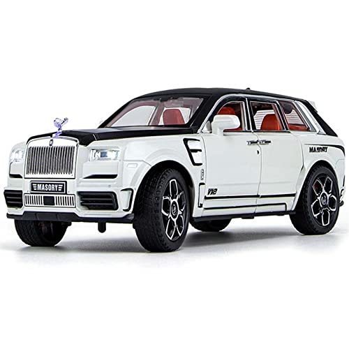 Für Rolls Royce Cullinan Die Cast Light Sound Logo Storage Pull Back Door Open Toy Car 1 24 Druckgussmodelle Motorfahrzeuge(3) von DUEVEL