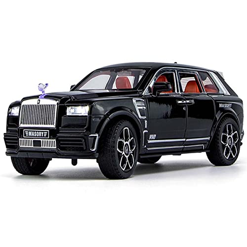 Für Rolls Royce Cullinan Die Cast Light Sound Logo Storage Pull Back Door Open Toy Car 1 24 Druckgussmodelle Motorfahrzeuge(Taglia unica) von DUEVEL