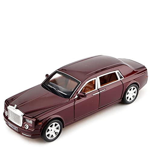 Für Rolls-Royce Phantom Druckguss-Simulation Sound Und Light Pull Back Toy Car 1 24 Druckgussmodelle Motorfahrzeuge(2) von DUEVEL