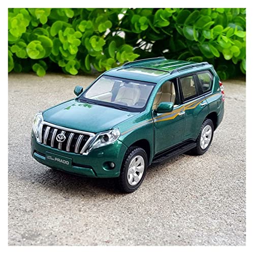 Für Toyota Prado SUV Legierung Druckguss Metall Spielzeug SUV Modell 1 32 Druckgussmodelle Motorfahrzeuge(2) von DUEVEL