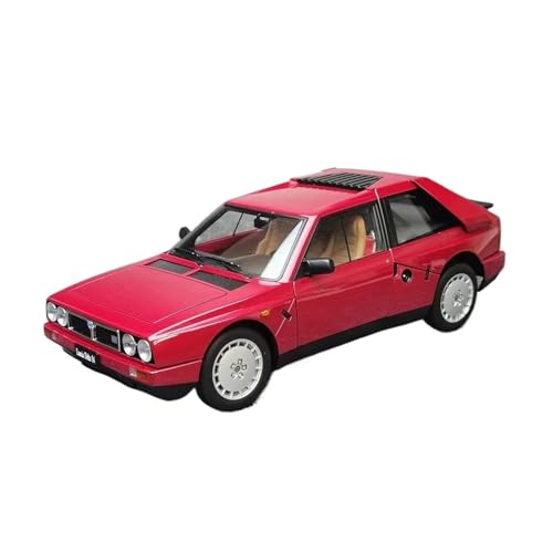 Lancia Delta S4 1985 Metallautomodell Im Maßstab 1 18 Statisches Fahrzeug Ornamente Sammlung Geburtstagsgeschenk Druckgussmodelle Motorfahrzeuge(Red 74771) von DUEVEL