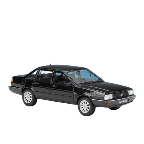 Legierung Automodell 1 24 Für Volkswagen Santana Maßstab Automodell Spielzeug Geschenk Desktop Ornamente Druckgussmodelle Motorfahrzeuge(Schwarz) von DUEVEL