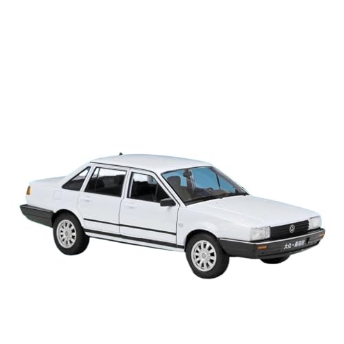 Legierung Automodell 1 24 Für Volkswagen Santana Maßstab Automodell Spielzeug Geschenk Desktop Ornamente Druckgussmodelle Motorfahrzeuge(Weiß) von DUEVEL