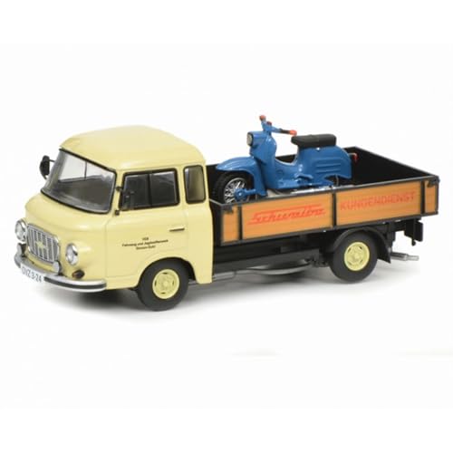 Maßstab 1 43 für B1000 Retro Pickup Truck Engineering Transport Fahrzeug Legierung Auto Modell Sammlung Fahrzeug Druckgussmodelle Motorfahrzeuge von DUEVEL