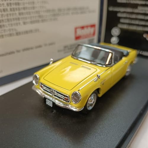 Maßstab 1 43 für Honda S800 1966 Oldtimer-Legierungsautomodell, statisches Metallmodellfahrzeug Druckgussmodelle Motorfahrzeuge von DUEVEL