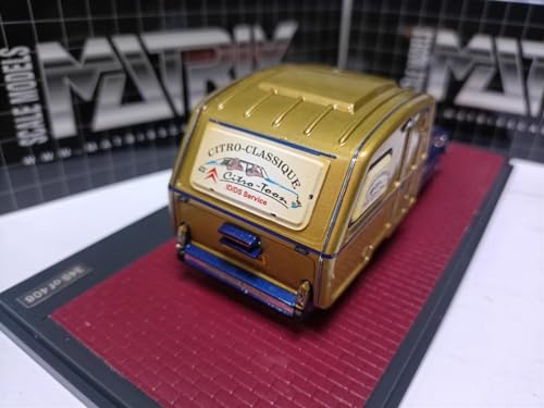 Maßstab 1 43 für Kombi Citroen Camper 1973 Simulationsautomodell Retro-Serie Metallmodell Druckgussmodelle Motorfahrzeuge von DUEVEL