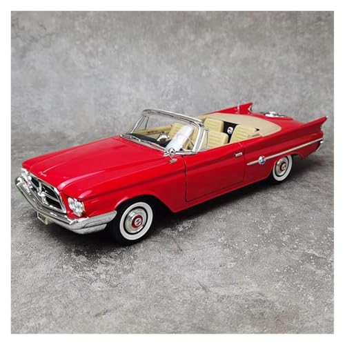 Modellauto 1 18 Für 1960 300FC Chrysler Oldtimer Metallautomodell Statische Sammlung Druckgussmodelle Motorfahrzeuge(Rot) von DUEVEL