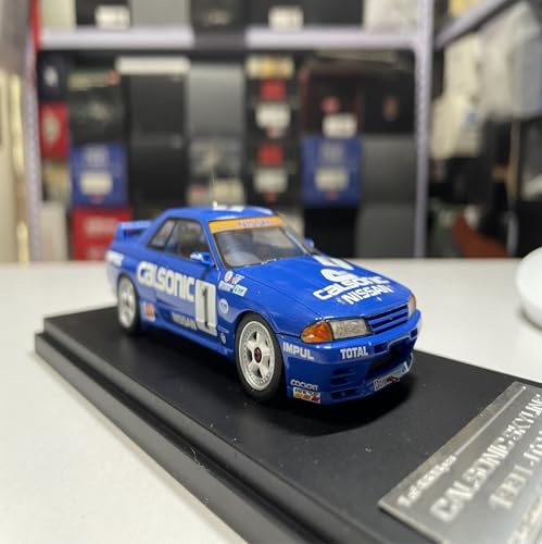 Rare 1 43 Scale for Nissan R32 GT-R Calson 1991#1 Alloy Car Collectible Model Metal Toy Druckgussmodelle Motorfahrzeuge von DUEVEL