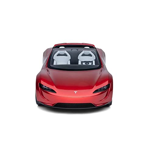 DUEVEL Tesla Collection Ornament Automodell Spielzeugauto Simulation Roadster 1 18 Druckgussmodelle Motorfahrzeuge von DUEVEL