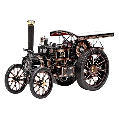 for Collectibles 1905 1 24 Dampftraktor Zugmaschine Generator Legierungsmodell Ornament Schwarz MSM004 Druckgussmodelle Motorfahrzeuge von DUEVEL