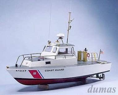 DUMAS USCG 41 Utility Boat Kit 1214 L: 787mm W:254mm Scale : 1:16 Ship Model Kit von DUMAS