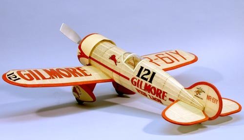 Wedell-Williams Gilmore Red Lion Racer #402, 24" , Rubber Band Powered Model - DUM402 von DUMAS