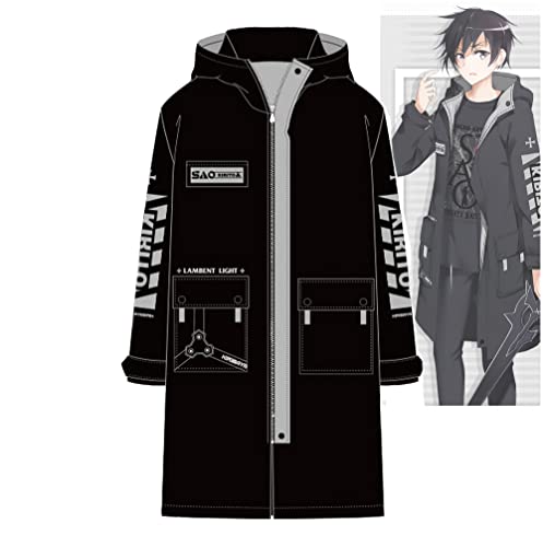 DUNHAO COS Sword Art Online Alicization Cosplay Outfits Kirigaya Kazuto Cosplay Wintermantel für Erwachsene von DUNHAO COS