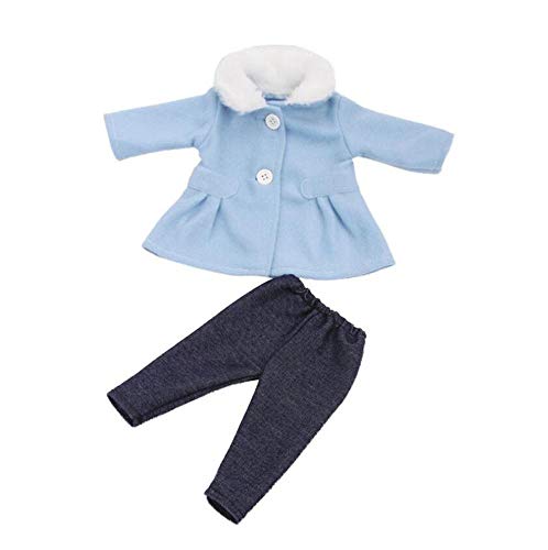 DUORUI Puppenkleid Kleid Winter Outfit Mantel mit Plüsch Kragenhose für American Girl Puppe 18 Zoll DUORUI Puppenkleid Kleid Winter Outfit Mantel mit Plüsch Kragenhose für American Girl Puppe 18 Zoll von DUORUI