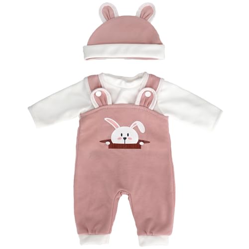 DUORUI Puppenkleidung Kleid Outfit Bodysuit Overalls mit Langarm T-Shirt für American Girl Puppe 18 Zoll DUORUI Puppenkleidung Kleid Outfit Bodysuit Overalls mit Langarm T-Shirt für American Girl Puppe 18 Zoll von DUORUI