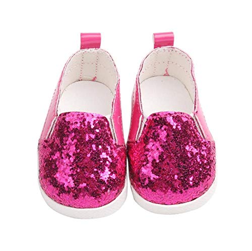 DUORUI Puppenschuhe Casual Sneakers für American Girl Doll 18 Zoll mit Pailletten DUORUI Puppenschuhe Casual Sneakers für American Girl Doll 18 Zoll mit Pailletten von DUORUI