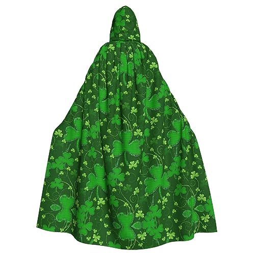 Sonnenblumen-Umhang für Rollenspiele, majestätisches und bequemes Outfit für Halloween und Mottopartys, Pailletten-Hintergrund für St. Patrick's Day, Einheitsgröße von DURAGS