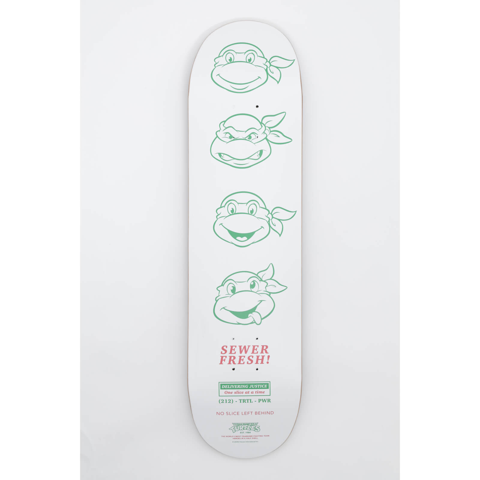 Teenage Mutant Ninja Turtles DUST! Exclusive White Skateboard Deck - Limited to 500 pieces only von DUST!