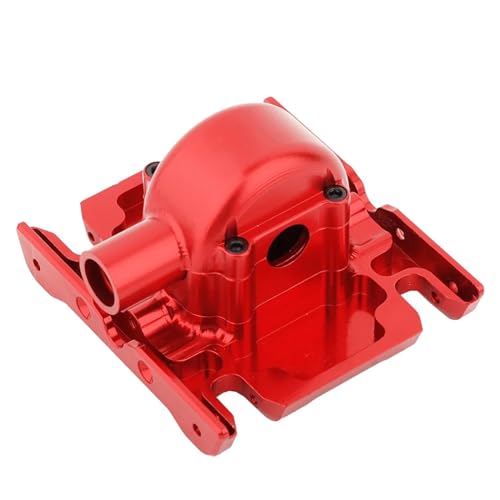 DUbom RC-Car-Zubehör Kompatibel Mit Losi Für LMT, CNC-Getriebegehäuse-Set Aus Aluminiumlegierung Mit Abdeckungen, Fernbedienungsspielzeug, RC-Car-Upgrade-Teile-Zubehör (Color : Red) von DUbom