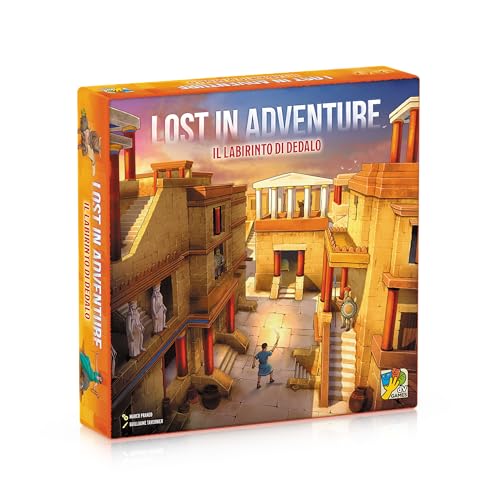 Lost in Adventure - Das Labyrinth von Dedalo - Brettspiel für Abenteuer und Erkundung von DV Games