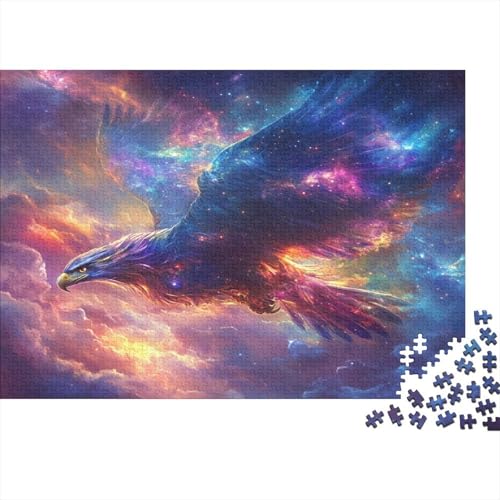 Adler 300 Teile Puzzle Premium Quality Puzzle Geschicklichkeitsspiel Familienspaß Impossible Puzzle 300pcs (40x28cm) von DVAPAHEVK