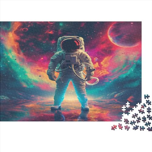 Astronaut 1000 Teile Puzzle Puzzle-Geschenk Kinder Lernspiel Familienspaß 100% Recycelten Kartons 1000pcs (75x50cm) von DVAPAHEVK