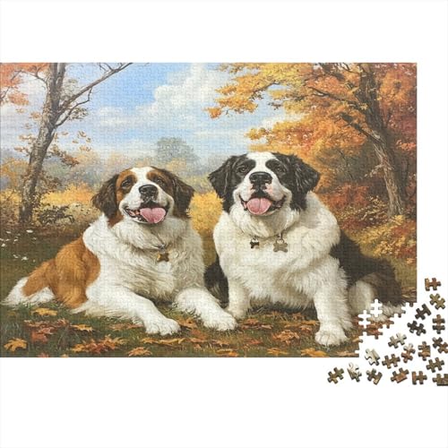 BAdler Dogs 300 Teile Puzzle Puzzle-Geschenk Familien-Puzzlespiel Familienspaß 100% Recycelten Kartons 300pcs (40x28cm) von DVAPAHEVK