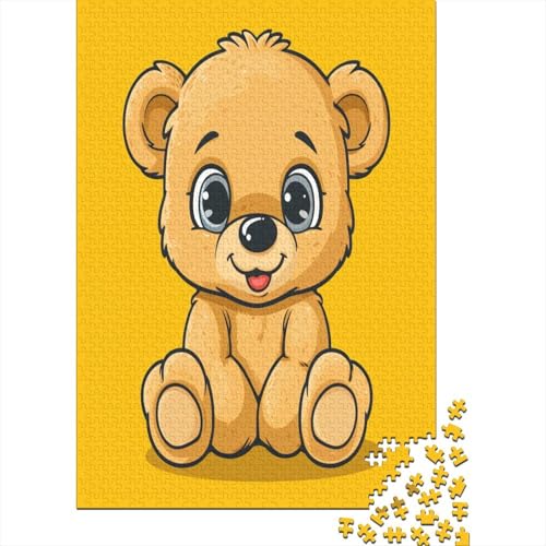 Bär Puzzle 1000 Teile Erwachsene Puzzles Für Erwachsene Klassische Puzzles 1000 Teile Erwachsene Puzzlespiel Schwer Pädagogisches Spielzeug Erwachsene Kinder Puzzel 1000pcs (75x50cm) von DVAPAHEVK