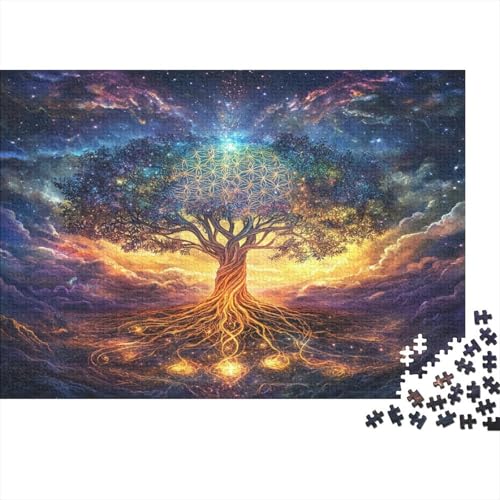 Baum des Lebens 300 Teile Puzzle Puzzle-Geschenk Kinder Lernspiel Für Erwachsenen Ab 14 Jahren Impossible Puzzle 300pcs (40x28cm) von DVAPAHEVK