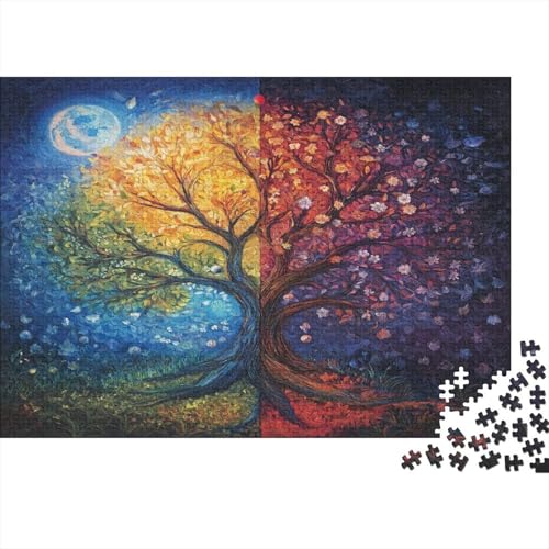 Baum des Lebens 500 Teile Puzzle Spielzeug Geschenk Geschicklichkeitsspiel Für Erwachsene Und Kinder Impossible Puzzle 500pcs (52x38cm) von DVAPAHEVK