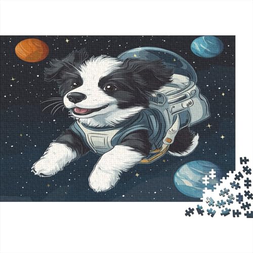 Border Collie 300 Teile Puzzle Puzzle Für Erwachsene Kinder Lernspiel Für Erwachsene Und Kinder Impossible Puzzle 300pcs (40x28cm) von DVAPAHEVK