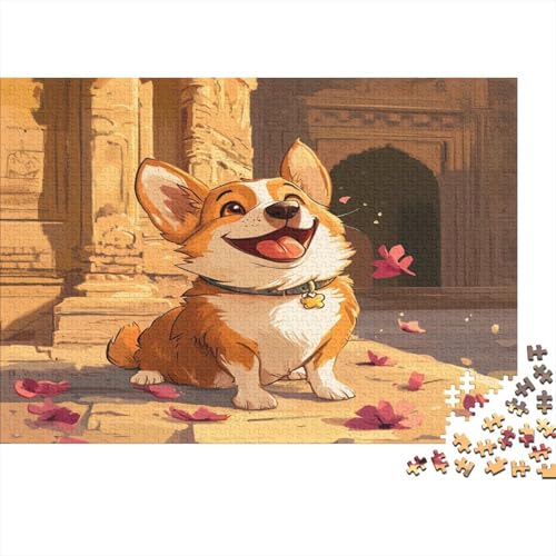 Corgi 300 Teile Puzzle Premium Quality Puzzle Geschicklichkeitsspiel Familienspaß 100% Recycelten Kartons 300pcs (40x28cm) von DVAPAHEVK