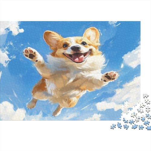 Corgi 300 Teile Puzzle Spielzeug Geschenk Geschicklichkeitsspiel Familienspaß 100% Recycelten Kartons 300pcs (40x28cm) von DVAPAHEVK