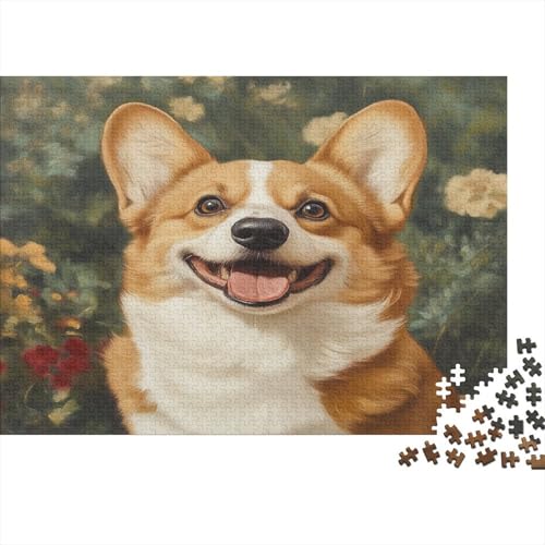 Corgi 300 Teile Puzzle Spielzeug Geschenk Geschicklichkeitsspiel Familienspaß 100% Recycelten Kartons 300pcs (40x28cm) von DVAPAHEVK