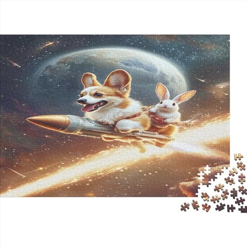 Corgi 500 Teile Puzzle Spielzeug Geschenk Geschicklichkeitsspiel Familienspaß Impossible Puzzle 500pcs (52x38cm) von DVAPAHEVK