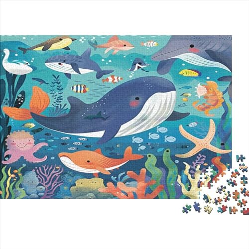 Delphin 300 Teile Puzzle Spielzeug Geschenk Geschicklichkeitsspiel Familienspaß Impossible Puzzle 300pcs (40x28cm) von DVAPAHEVK