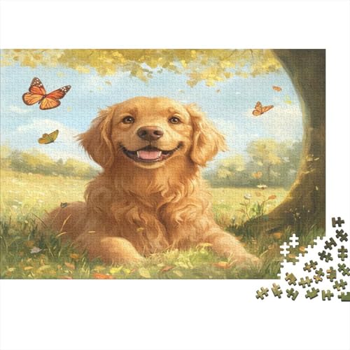 Der Labrador Retriever 300 Teile Puzzle Spielzeug Geschenk Kinder Lernspiel Familienspaß 100% Recycelten Kartons 300pcs (40x28cm) von DVAPAHEVK