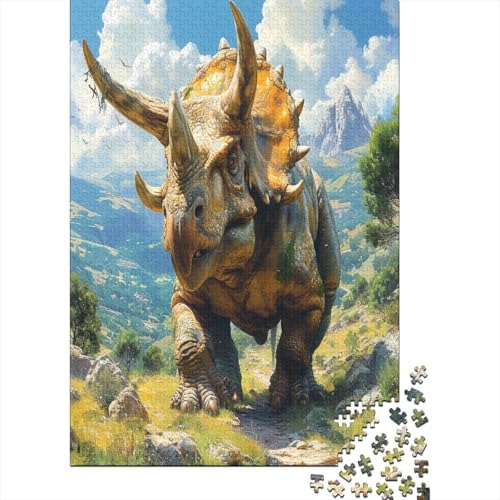 Dinosaurier 300 Teile Puzzle Puzzle Für Erwachsene Geschicklichkeitsspiel Familienspaß 100% Recycelten Kartons 300pcs (40x28cm) von DVAPAHEVK