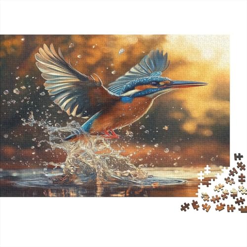 Eisvogel 500 Teile Puzzle Puzzle Für Erwachsene Geschicklichkeitsspiel Familienspaß Impossible Puzzle 500pcs (52x38cm) von DVAPAHEVK