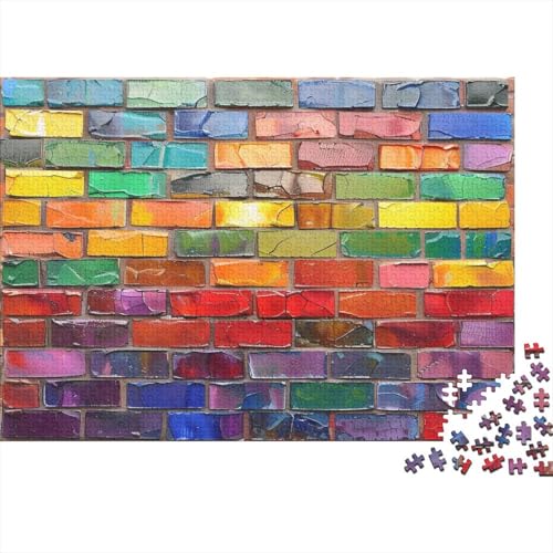 Farbige Bausteine 1000 Teile Puzzle Spielzeug Geschenk Familien-Puzzlespiel Für Erwachsenen Ab 14 Jahren Impossible Puzzle 1000pcs (75x50cm) von DVAPAHEVK